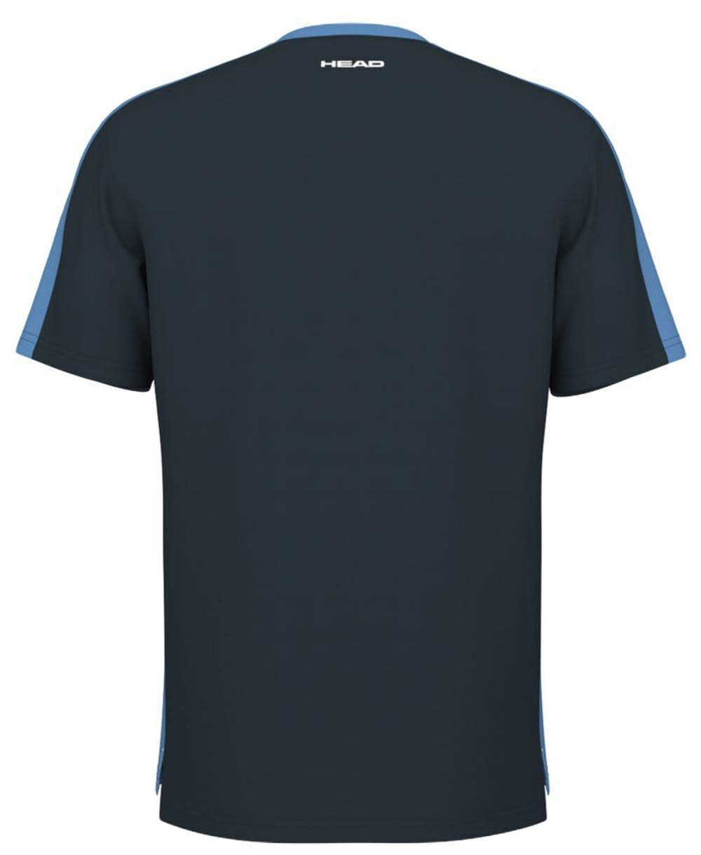 Футболка для мальчика теннисная Head Boys Vision Slice T-Shirt - navy blue