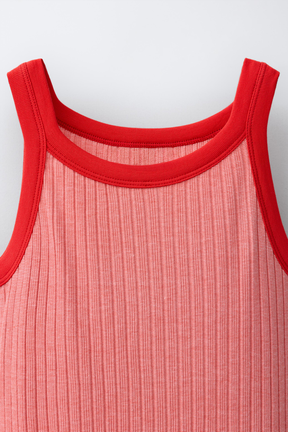 ZARA X PUKAS ТРИКОТАЖНОЕ ПЛАТЬЕ PUKAS SURF, БЕЛЫЙ/КРАСНЫЙ