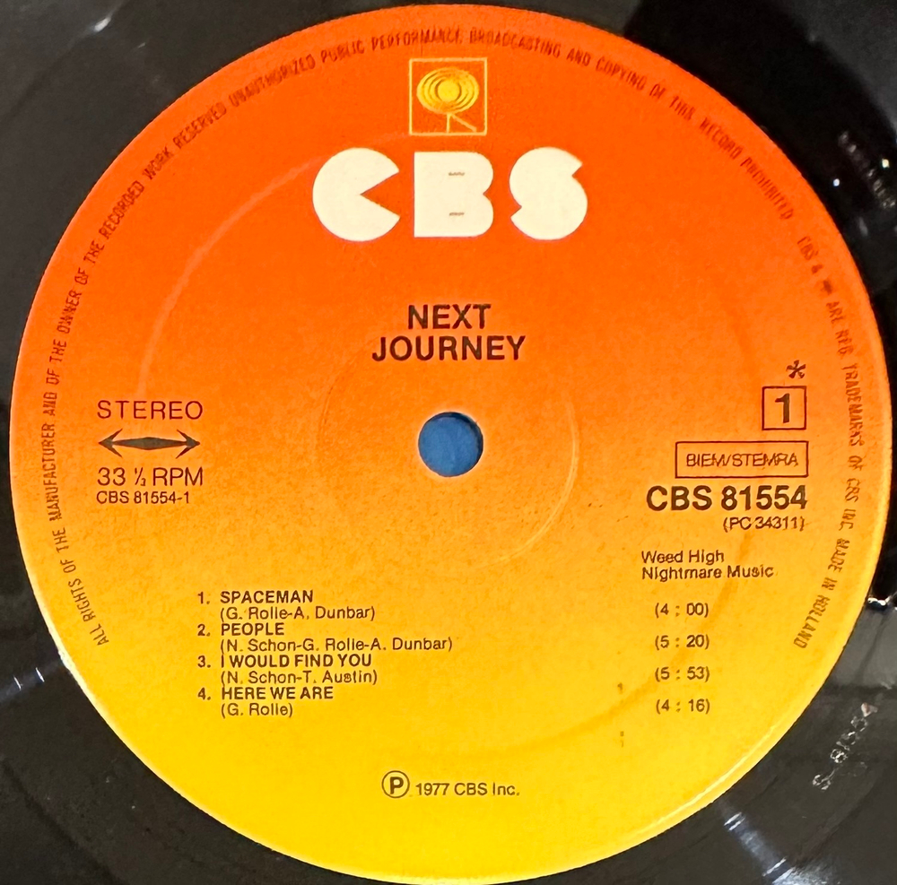 Journey - Next (Голландия 1977г.)