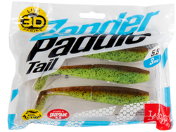 Виброхвосты LJ 3D Series ZANDER PADDLE TAIL 5.5in (14.00)/Z15 3шт.