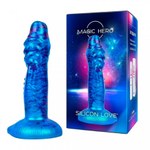 Фаллоимитатор Magic hero, голубой, 22,5*5,4 см