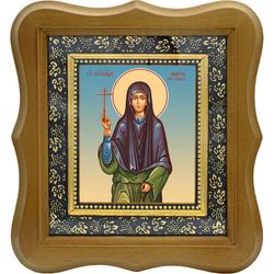 Мария Портнова преподобномученица. Икона на холсте.
