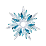 Брошь Fiore Luna ОРЕОЛ Zircon Crystal XR14406 BL/S