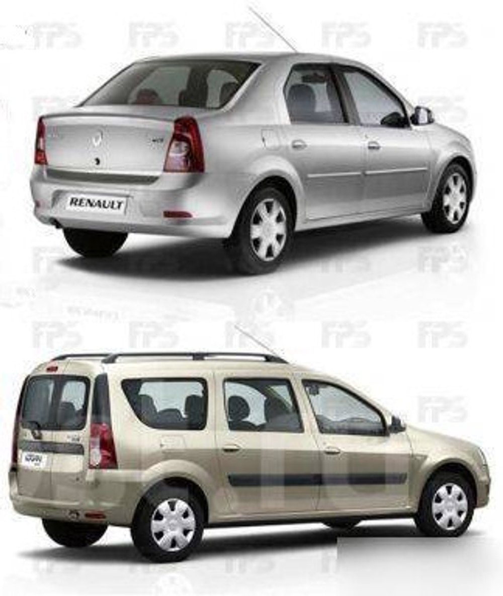 Порог левый Lada Largus, Renault Logan Полный профиль (1мм)