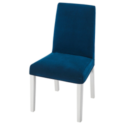 IKEA BERGMUND  (ИКЕА БЕРГМУНД)  -  Чехол для стула - Дюпарп зелёно-синий