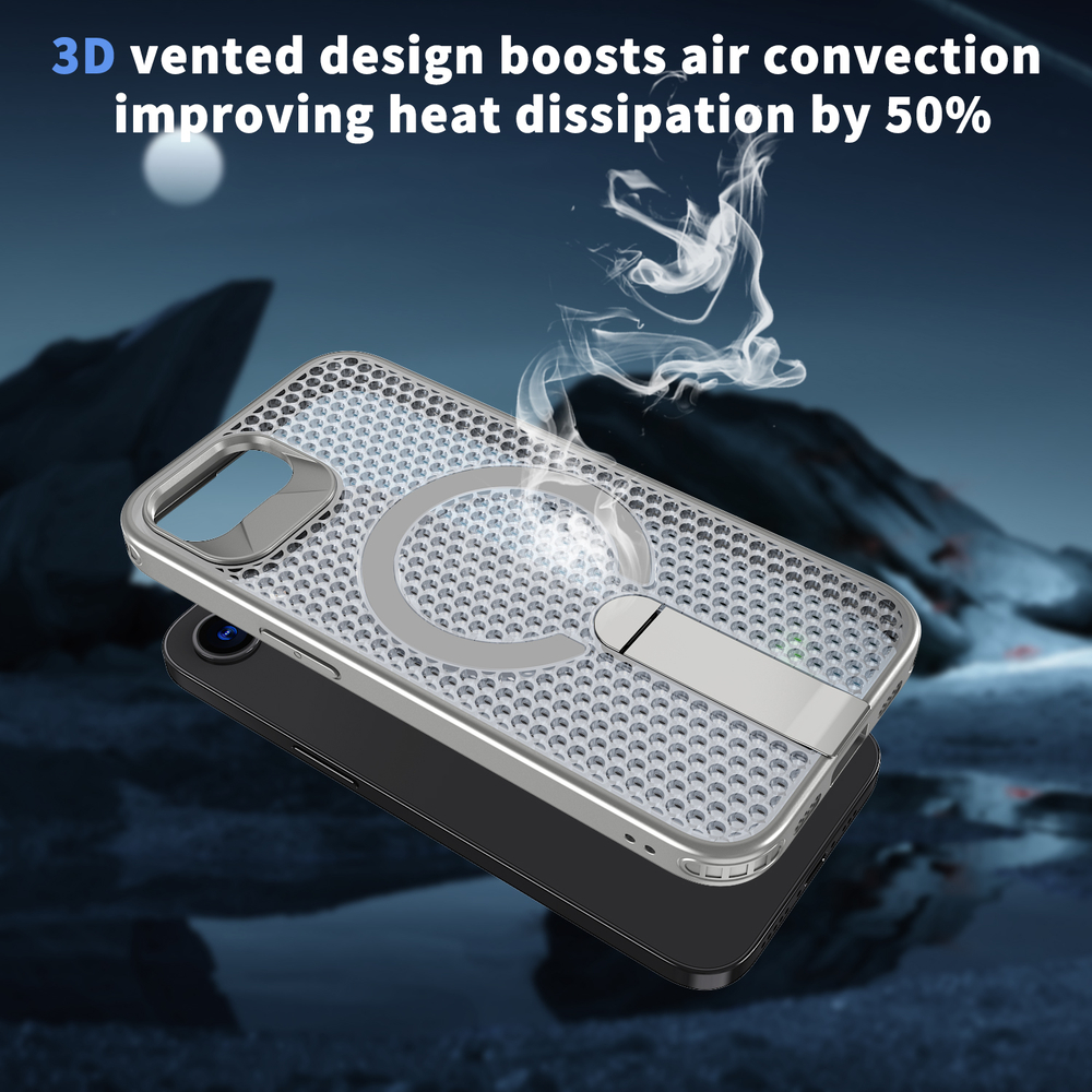 Прозрачный чехол Mesh Pro Magnetic Case для iPhone 16e