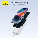 Внешний аккумулятор повербанк чёрный Power Bank 20000mAh 22.5W BASEUS