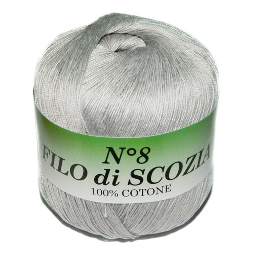Пряжа Filo Di Scozia №8 50г, 340м, 100%мерсеризованный хлопок (цена за 1 шт)