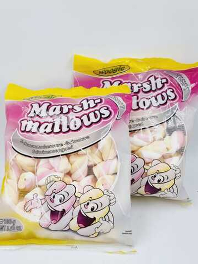 Woogie Marshmallows twist зефир с ванильно-клубничным ароматом 200 г (2 шт. по 100 г) (Австрия)