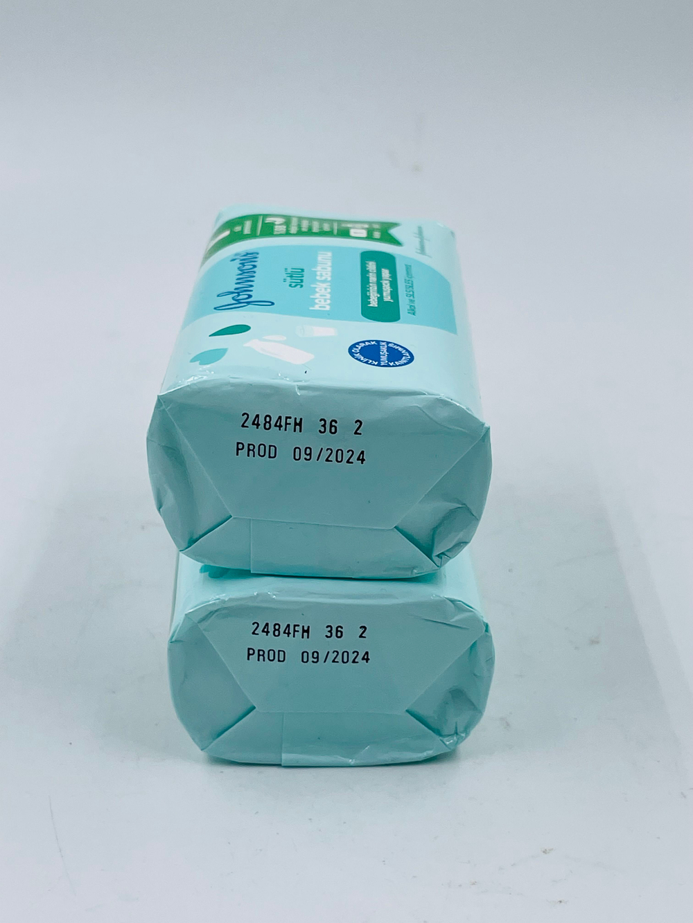 Мыло детское Johnson's Baby Milk без спирта и SLS/SLES, (2 шт. по 90 г) 180 г (Польша)
