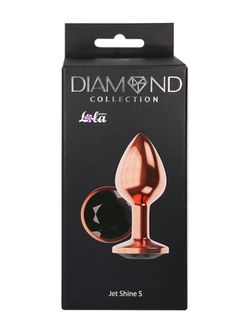 Diamond Shine S - Анальная Пробка, Розовое Золото