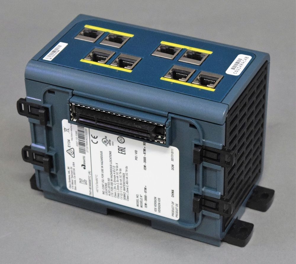 Б/у промышленный Ethernet-коммутатор Cisco IEM-3000-8TM Б/у промышленный Ethernet-коммутатор Cisco IEM-3000-8TM