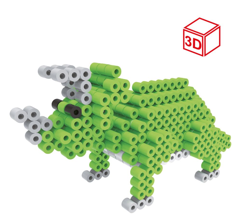 Термомозаика, №01 Трицератопс 3D, Hobbius TLS-02 Термомозаика, №01 Трицератопс 3D, Hobbius TLS-02