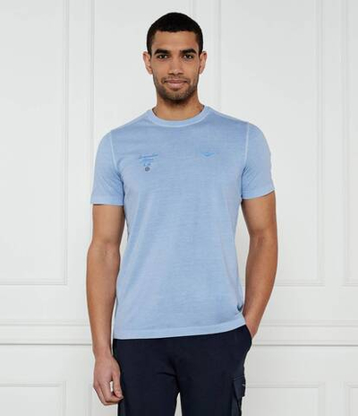 Футболка Aeronautica Militare - голубой(TS2392J677)