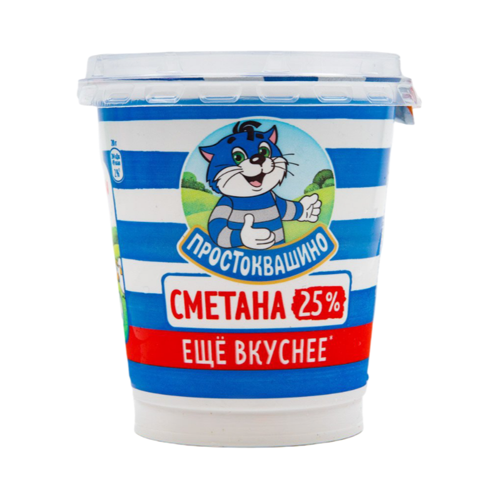Сметана "Простоквашино" 25% 300г