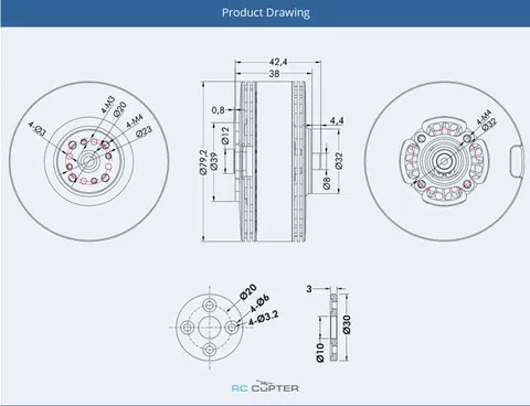 T-Motor MN705-S KV260 (2 шт)