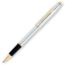 Ручка роллер Cross Century II Medalist Chrome 23Ct Gold Plated (3304)