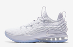 Купить Nike LeBron 15 Low White Metallic