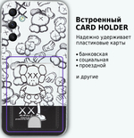 Стильный и мягкий чехол для SAMSUNG A34 с дизайнерским принтом