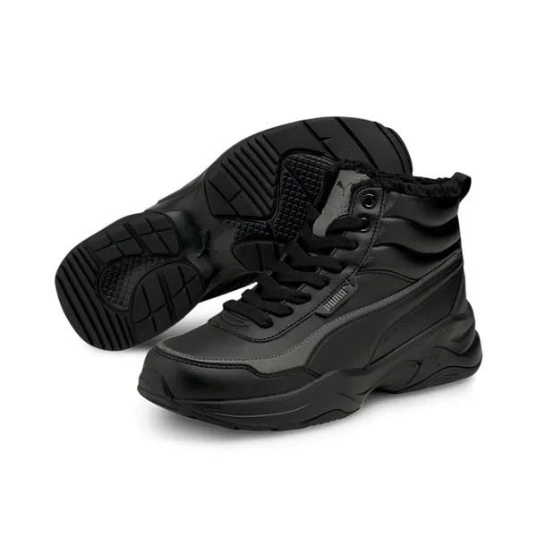 Кроссовки женские PUMA Cilia Mid Metallic Puma Black-CASTLEROCK