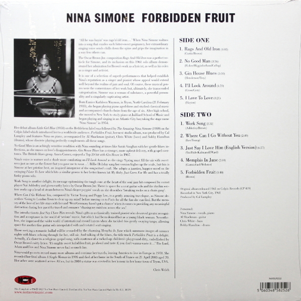 Nina Simone — Forbidden Fruit (LP)