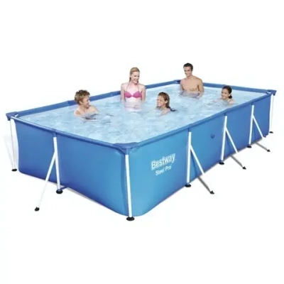 Бассейн каркасный Steel Pro прямоугольный 400*211*81 см Bestway (56405)
