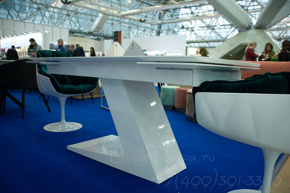 Обеденный стол DUPEN DT-21 Раскладной Белый