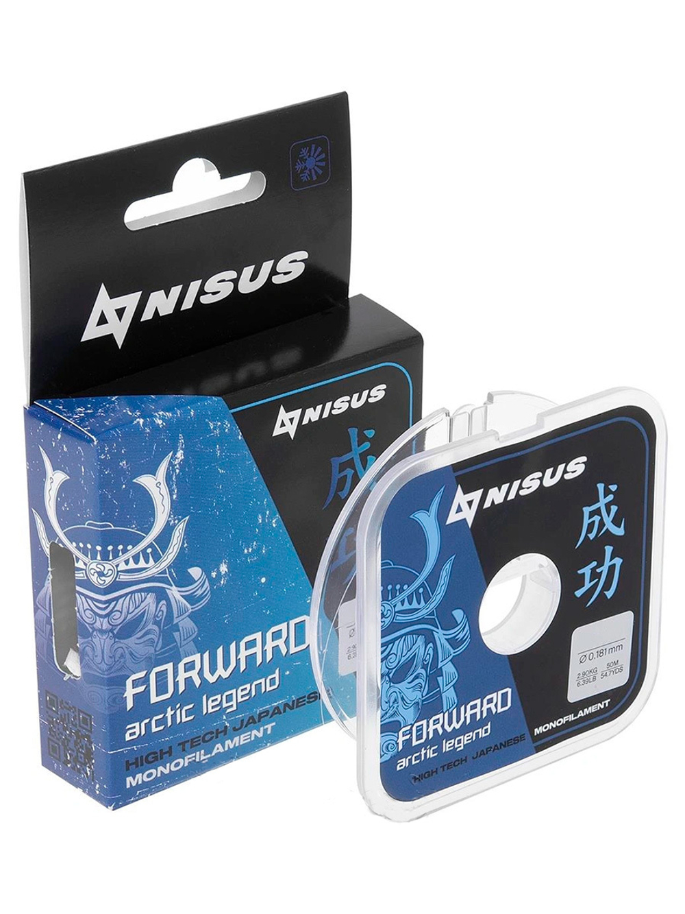 Леска для рыбалки Nisus FORWARD ARCTIC LEGEND Nylon Transparent 0,286mm/50m (N-FAG-0.286-50)