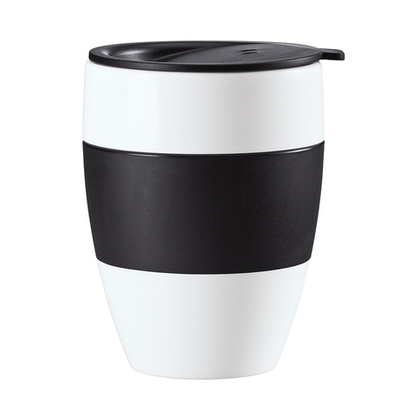 Термокружка aroma to go, 400 мл, черно-белая