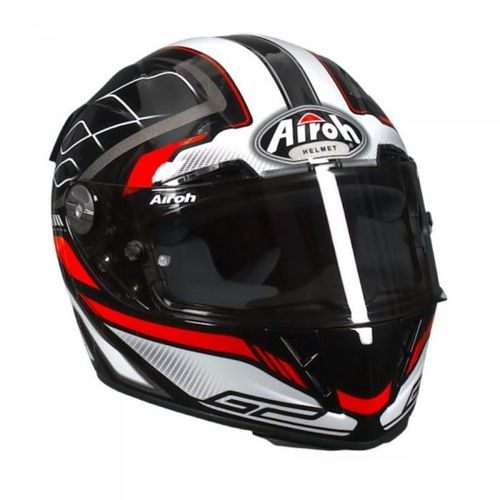 Купить Мотошлем Интеграл Airoh GP400 Lemans / Черно-белый