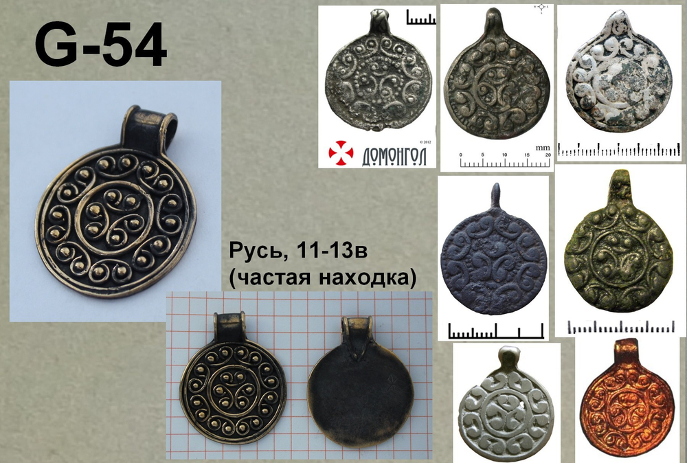 Подвеска. Русь, 11-13 в.