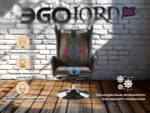 Дизайнерское массажное кресло EGO Lord Шоколад