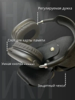 Наушники Pods Max черные + кожаный чехол