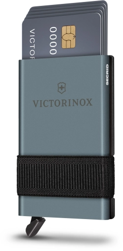 Швейцарская карта Victorinox Smart Card Wallet Sharp, серый, коробка подарочная