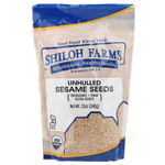 Shiloh Farms, органические семена кунжута, неочищенные, 340 г (12 унций)