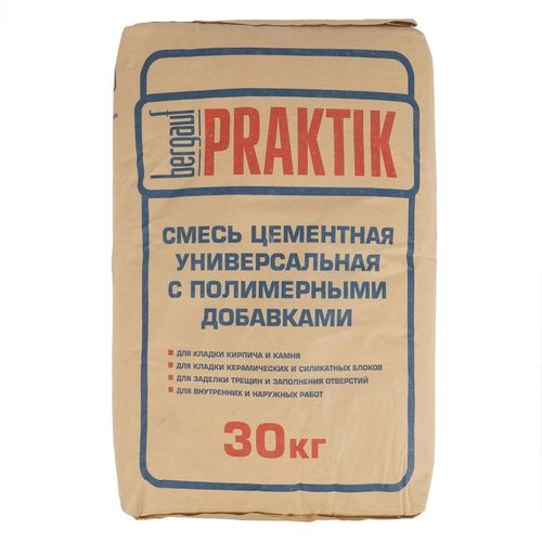 Смесь цементная универсальная Praktik М100 морозостойкая 30 кг