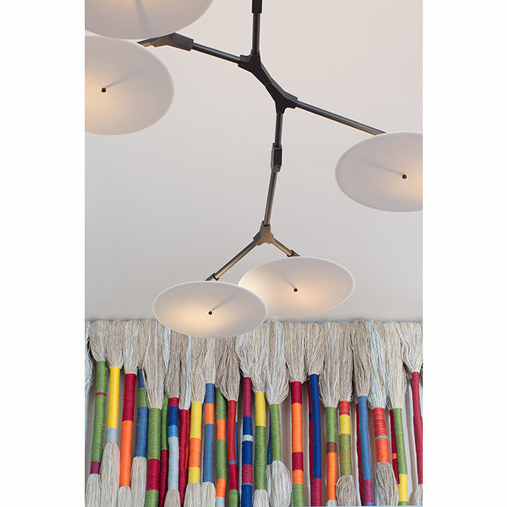 люстра Lindsey Adelman 11 -shade Porcelain Disc Branching Fixture ( бронза )