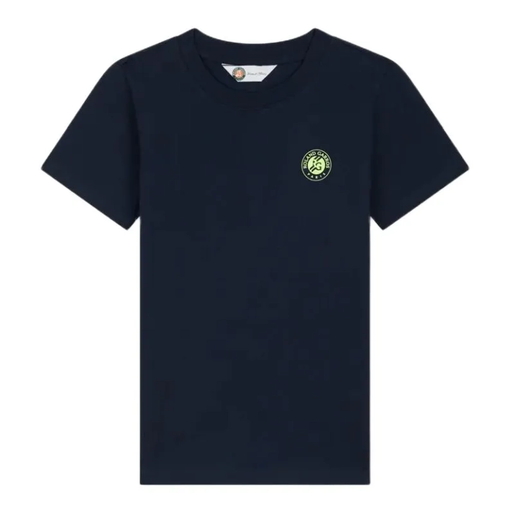 Детская теннисная футболка Roland Garros Back Ball - navy blue