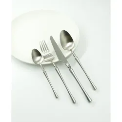 Нож столовый 22,9 см матовый цвет серебро PVD 1920-Silvery P.L. [12]