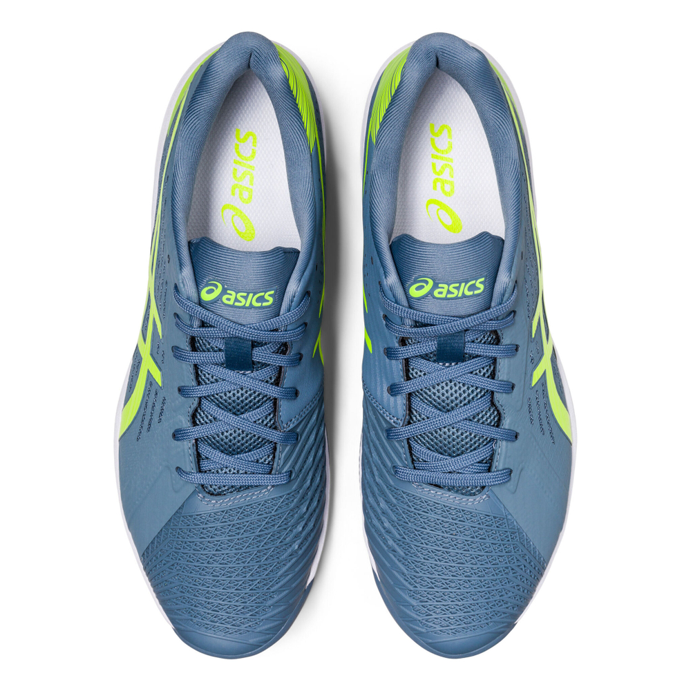 Мужские теннисные кроссовки ASICS Solution Swift FF AC All Court Shoe Men - Blue, Neon Green
