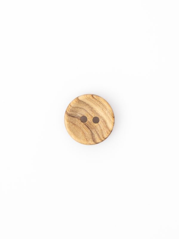 Пуговицы дерево 2 прокола Concept Button of Olive Wood, размер 24, цвет NAT, 20 шт