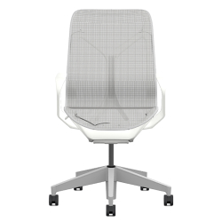 Кресло Herman Miller Cosm, средняя спинка, цвет Mineral, нерегулируемые подлокотники