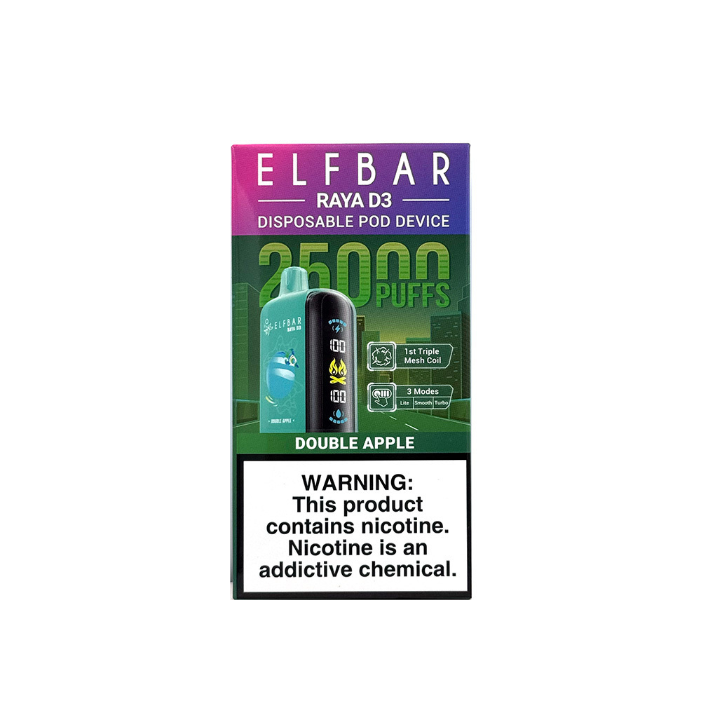 ELF BAR RAYA D3 - Double Apple (5% nic)