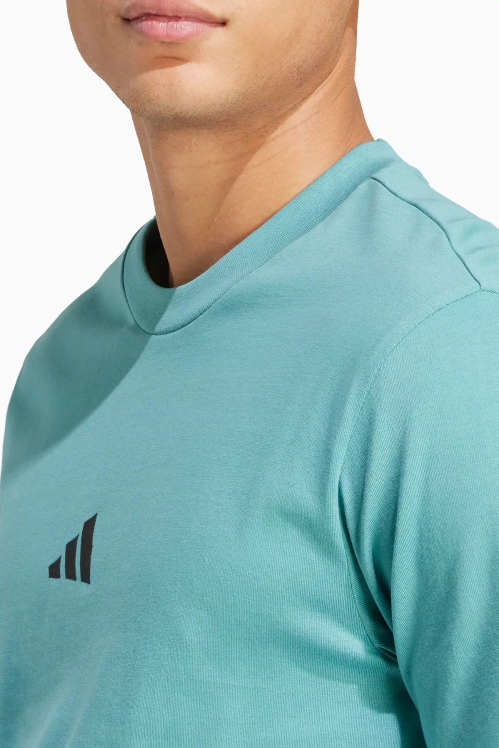 Футболка adidas Essentials Small Logo Single - синий