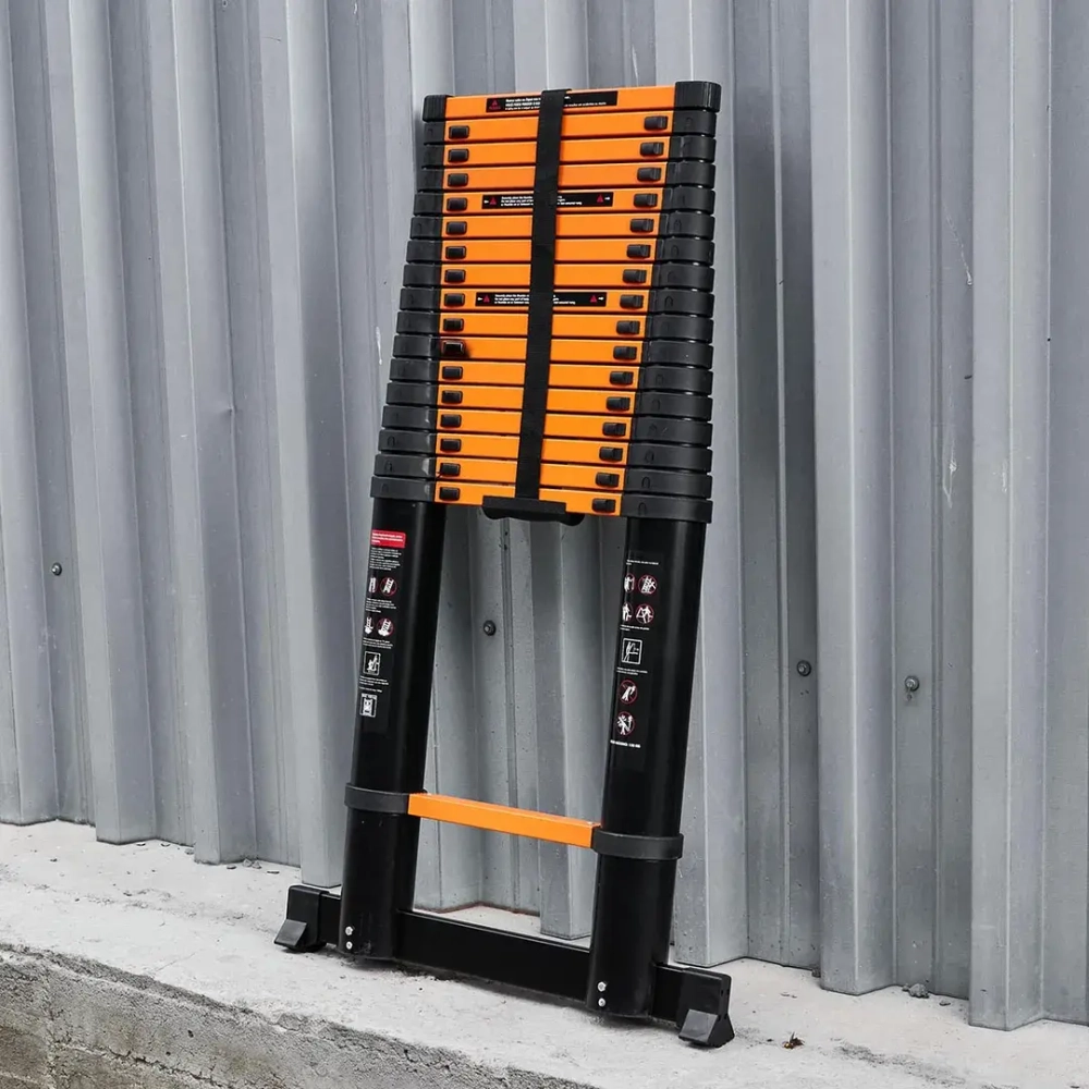 Лестница телескопическая алюм. бытовая 7.2м (16 ступ.) ISMA ISMA-UP720