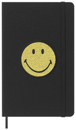Блокнот Moleskine Limited Edition Smiley (LESMILEYNTBK) 13х21 см, 176 стр. в линейку, черный