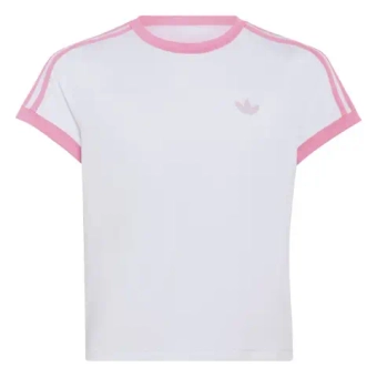 Футболка для девочки теннисная Adidas Climacool Classics - white/distilled pink