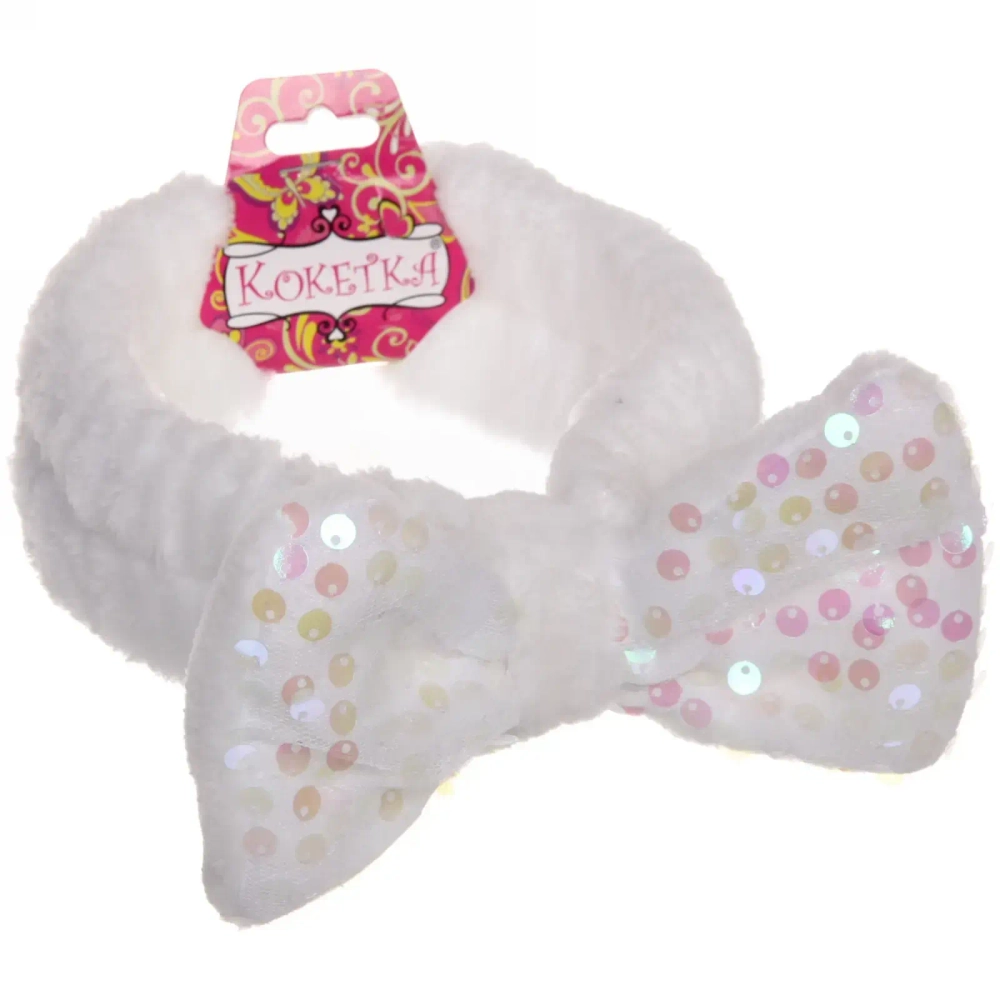 Повязка на голову «Beauty - Star», микс 6 цветов, 17,5*5см ( упаковка белый ZIP пакет )