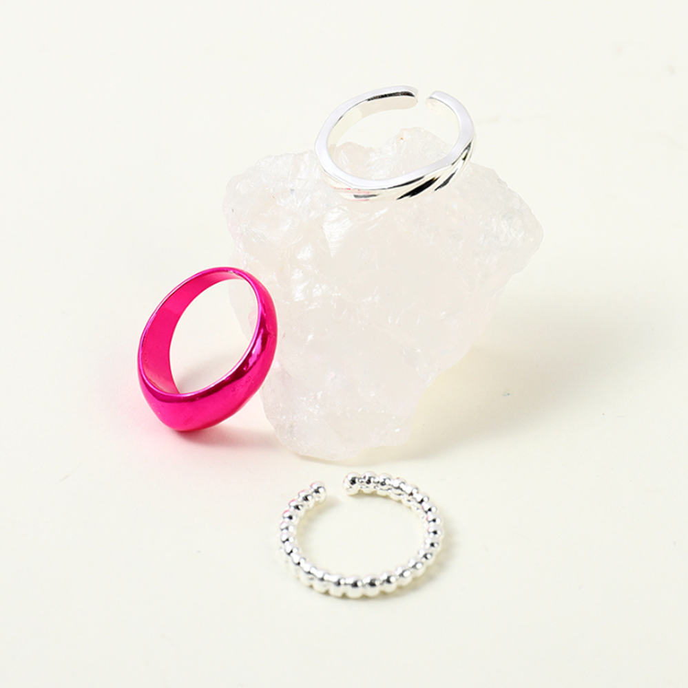 Набор колец "Pink Rings"