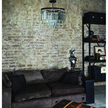 Люстра на штанге 9*E14 3001/01 PL-9 черный Nova Divinare